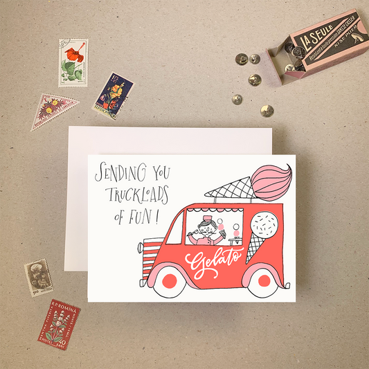carte camion de glace