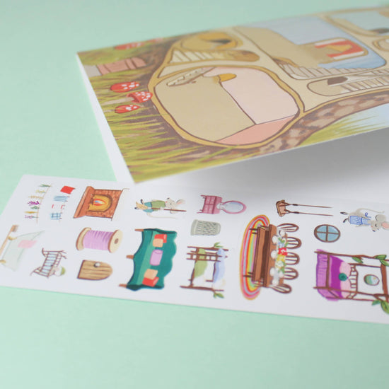 carte-sticker-scene-mouse-house vue 6