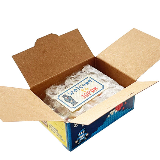 Mini carton stickers -  Pixels du Japon