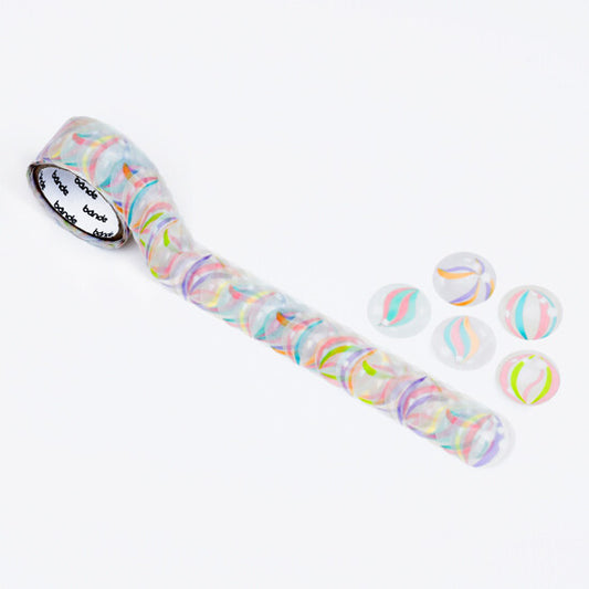 Washi Tape Stickers - Billes rétro