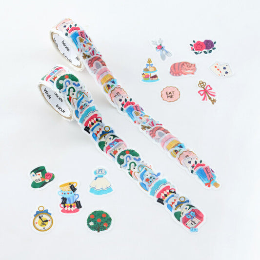 Washi Tape Stickers - Alice Tea Time