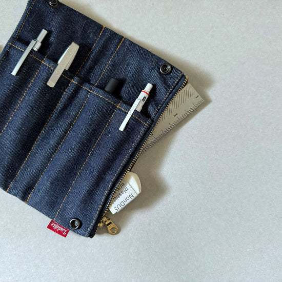 etui-a-stylos-en-toile-kurashiki-luddite vue 27