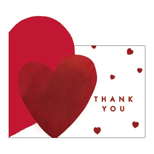 Carte merci - Pop up Coeur