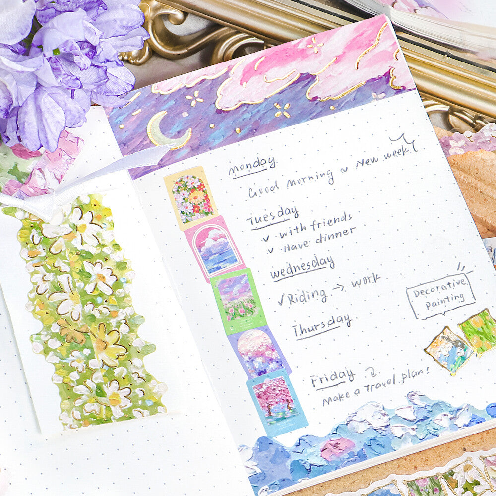 stickers-planner-ligne-peinture-a-lhuile vue 4