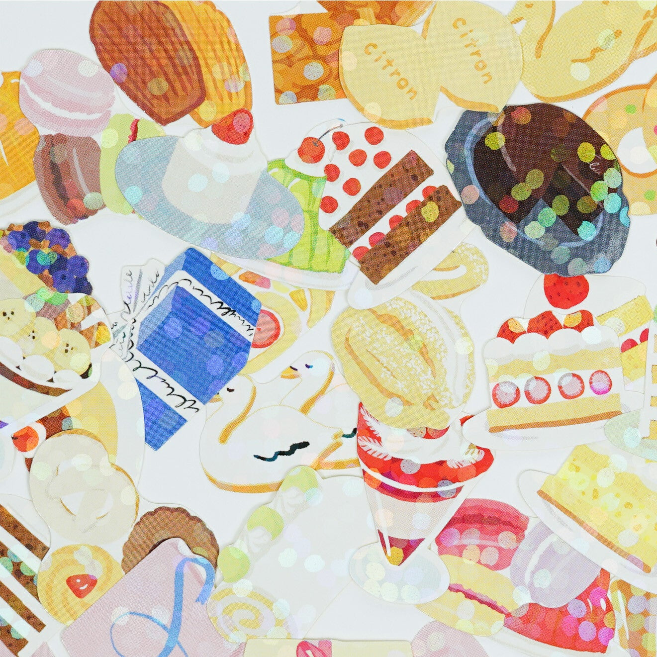 Mini carton stickers - Accessoires Patisseries 3