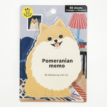 Bloc Mémo Pomerianan Greeting Life