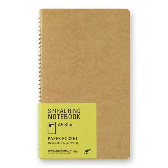 spiral-ring-notebook-a5-paper-pocket vue 1