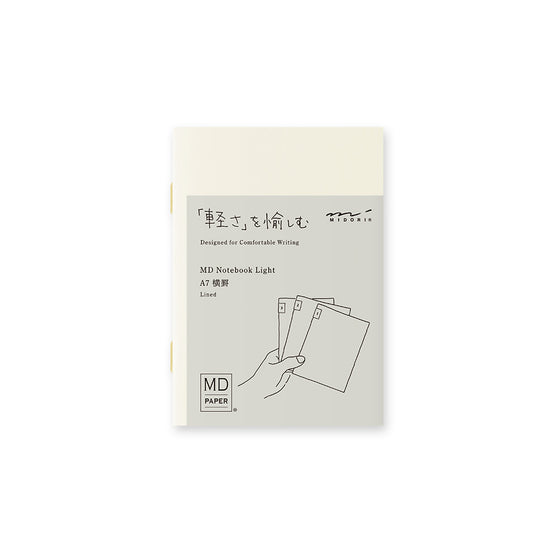 md-paper-light-ensemble-de-3-carnets-ligne-blanc-ou-quadrille vue 5