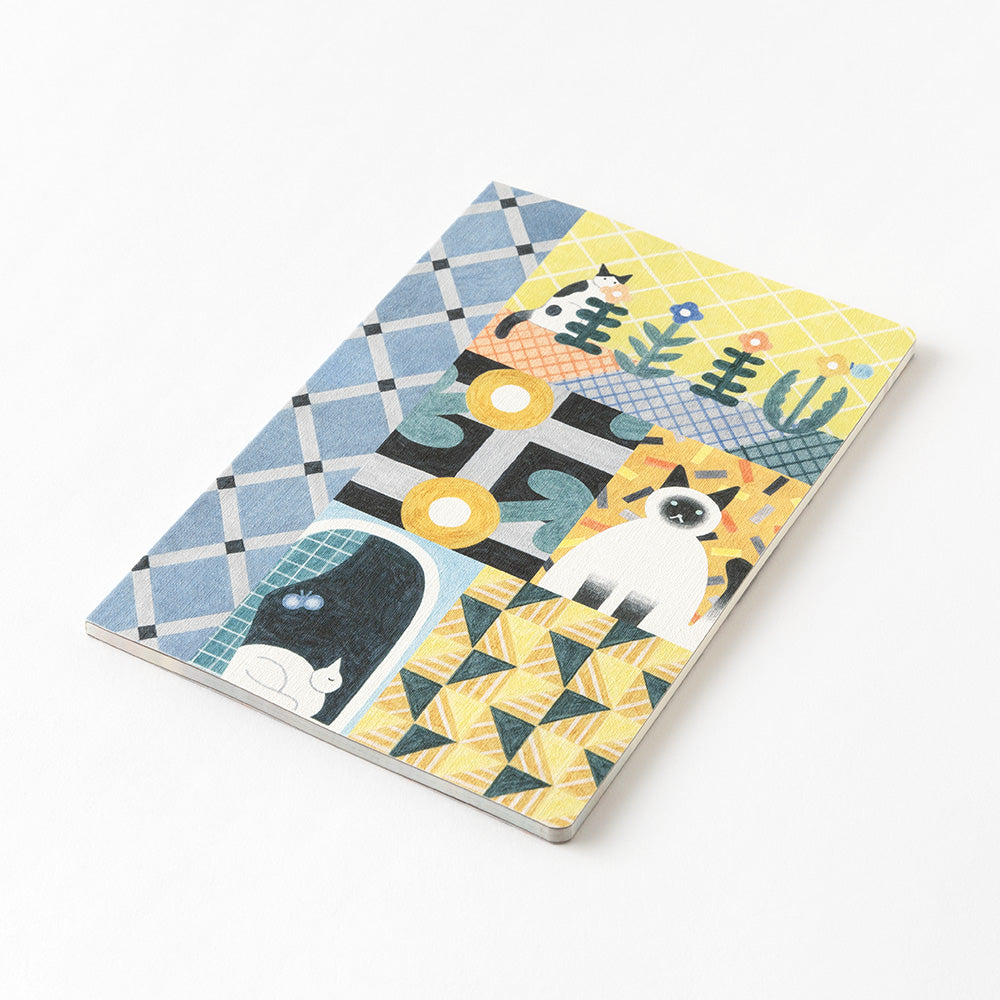 Carnet dot illustré B6 Chat - Yuru Journal – Midori couverture