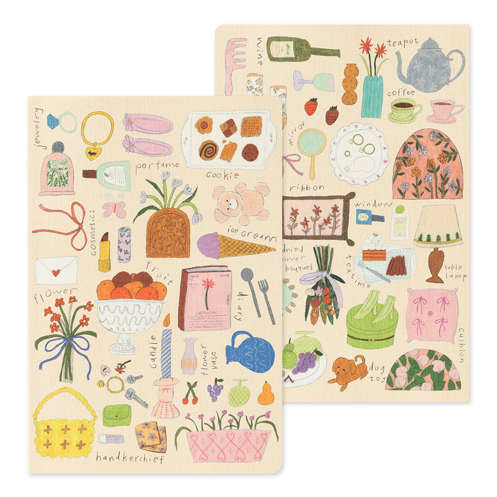 carnet-dot-illustre-b6-la-vie-yuru-journal-midori vue 5