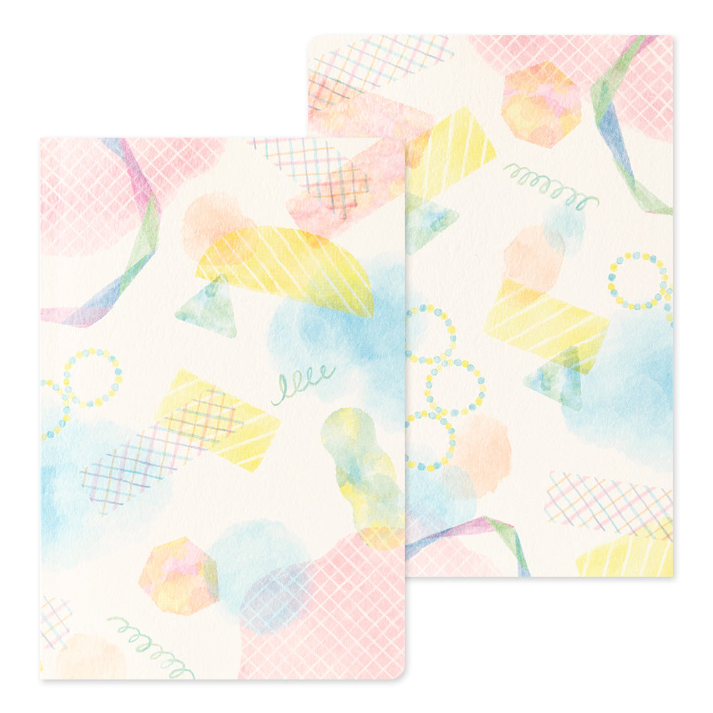 Carnet dot illustré B6 Aquarelle - Yuru Journal – Midori couverture