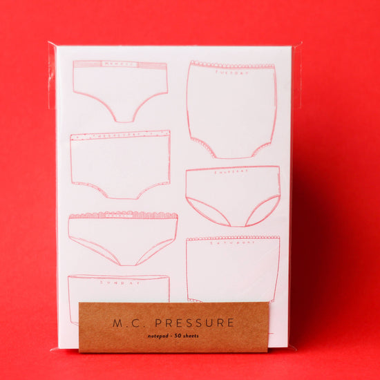 jour-de-la-semaine-undies-risograph-notepad vue 1