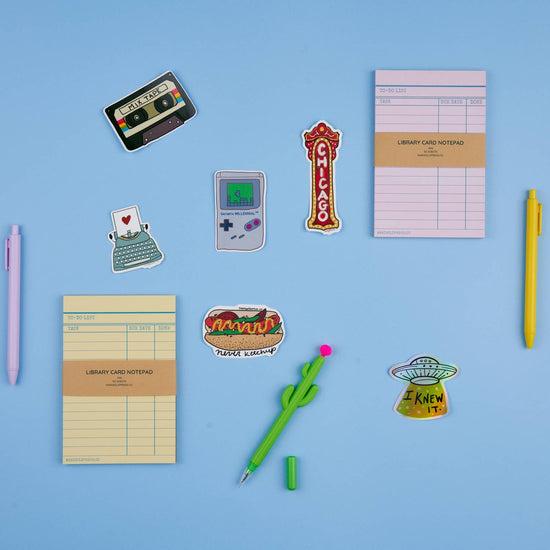 bloc-notes-pour-cartes-de-bibliotheque-rose vue 7