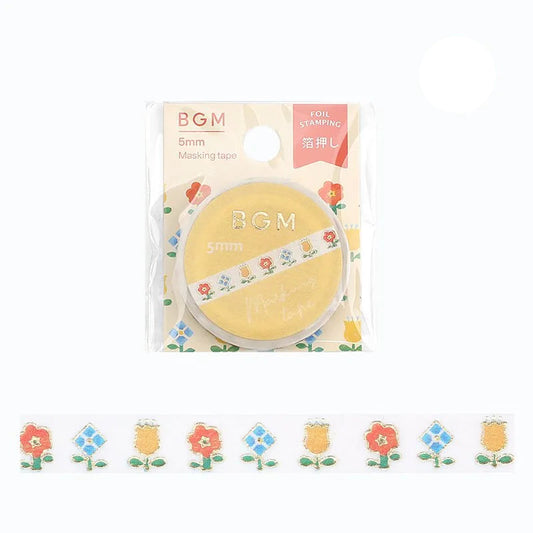 Mini Washi Tape - Fleurs