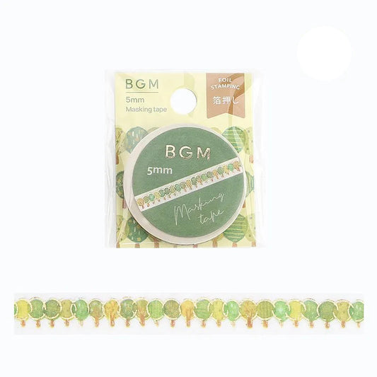 Mini Washi Tape - Arbres