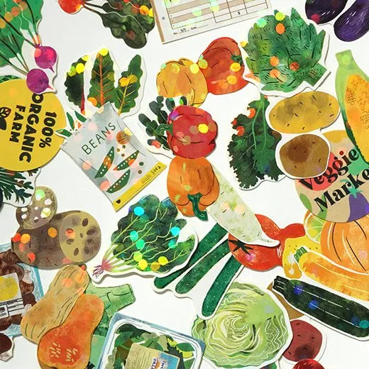 mini-carton-stickers-legumes-du-marche vue 3