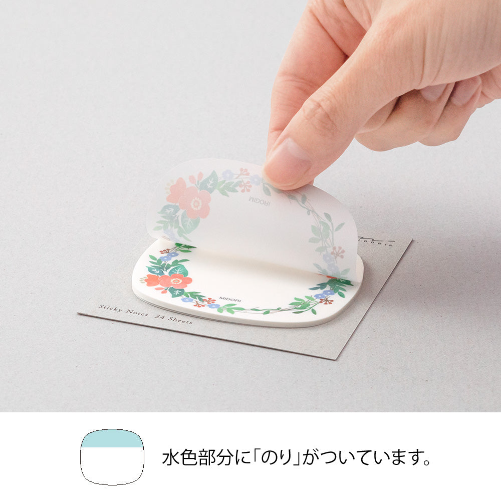 sticky-notes-couronne-de-fleurs-1 vue 4