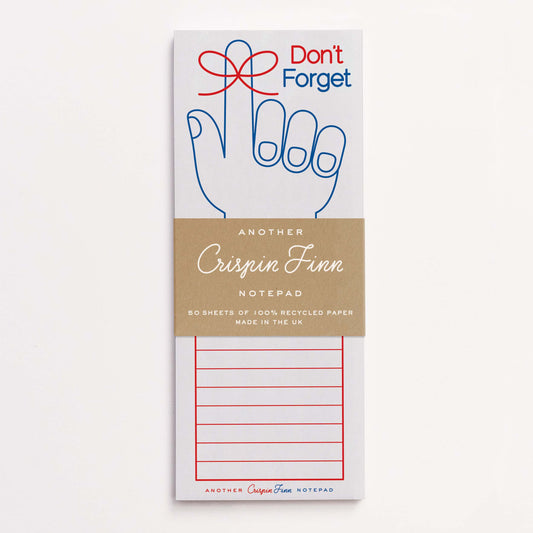 bloc notes Don't Forget Crispin Finn