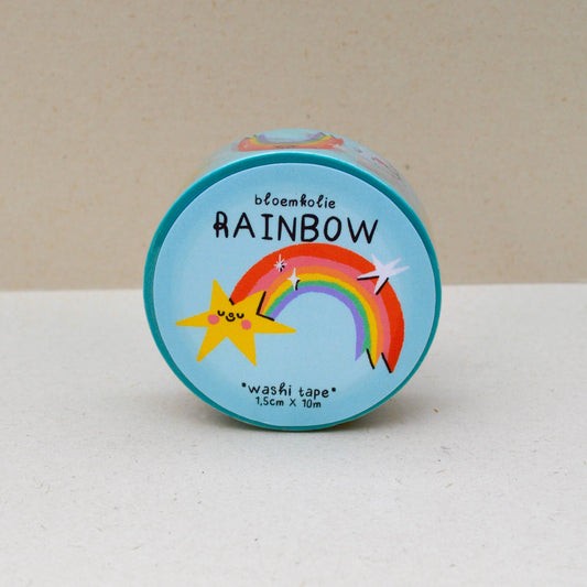 Washi Tape – Arc-en-ciel & Nuages Magiques