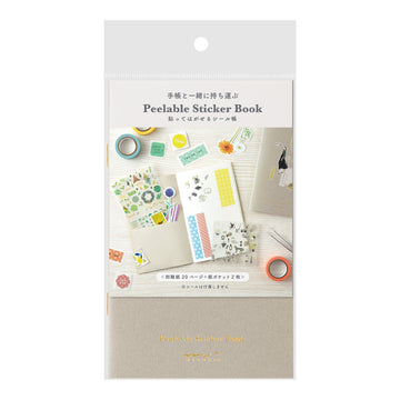 Livre de rangement pour autocollants – Format B6 – MIDORI