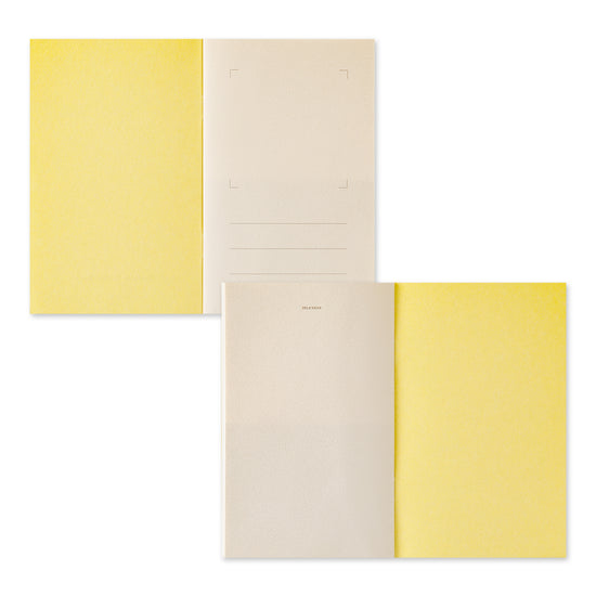 Livre de rangement pour autocollants – Format B6 – MIDORI interieur jaune