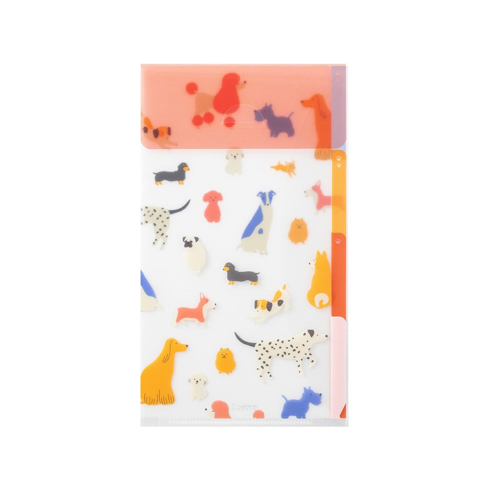 Pochettes / chemises à onglets Midori A6 chiens