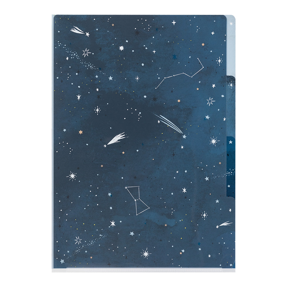 Pochettes / chemises à onglets Midori A4 étoiles