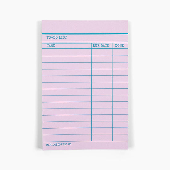 bloc-notes-pour-cartes-de-bibliotheque-rose vue 5
