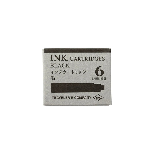 Cartouche d'encre noire pour stylo plume en laiton