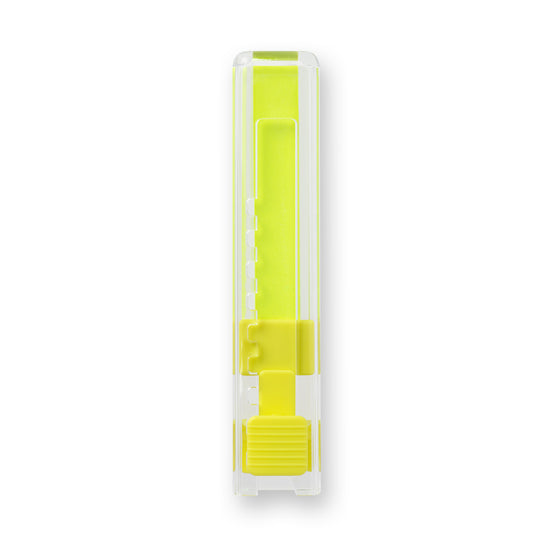 crayon-de-decoration-jaune-fluo vue 2