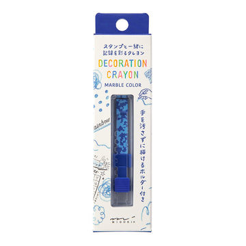 crayon-de-decoration-bleu-melange vue 1