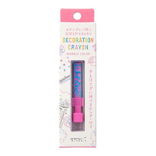 Crayon de décoration Rose Bleu clair