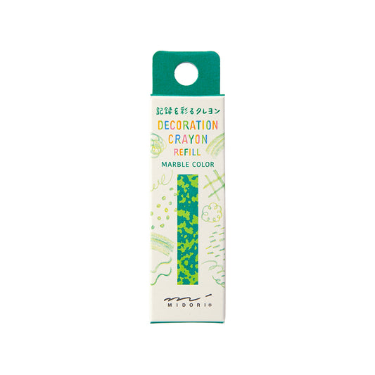 recharge-crayon-de-decoration-vert-melange vue 1