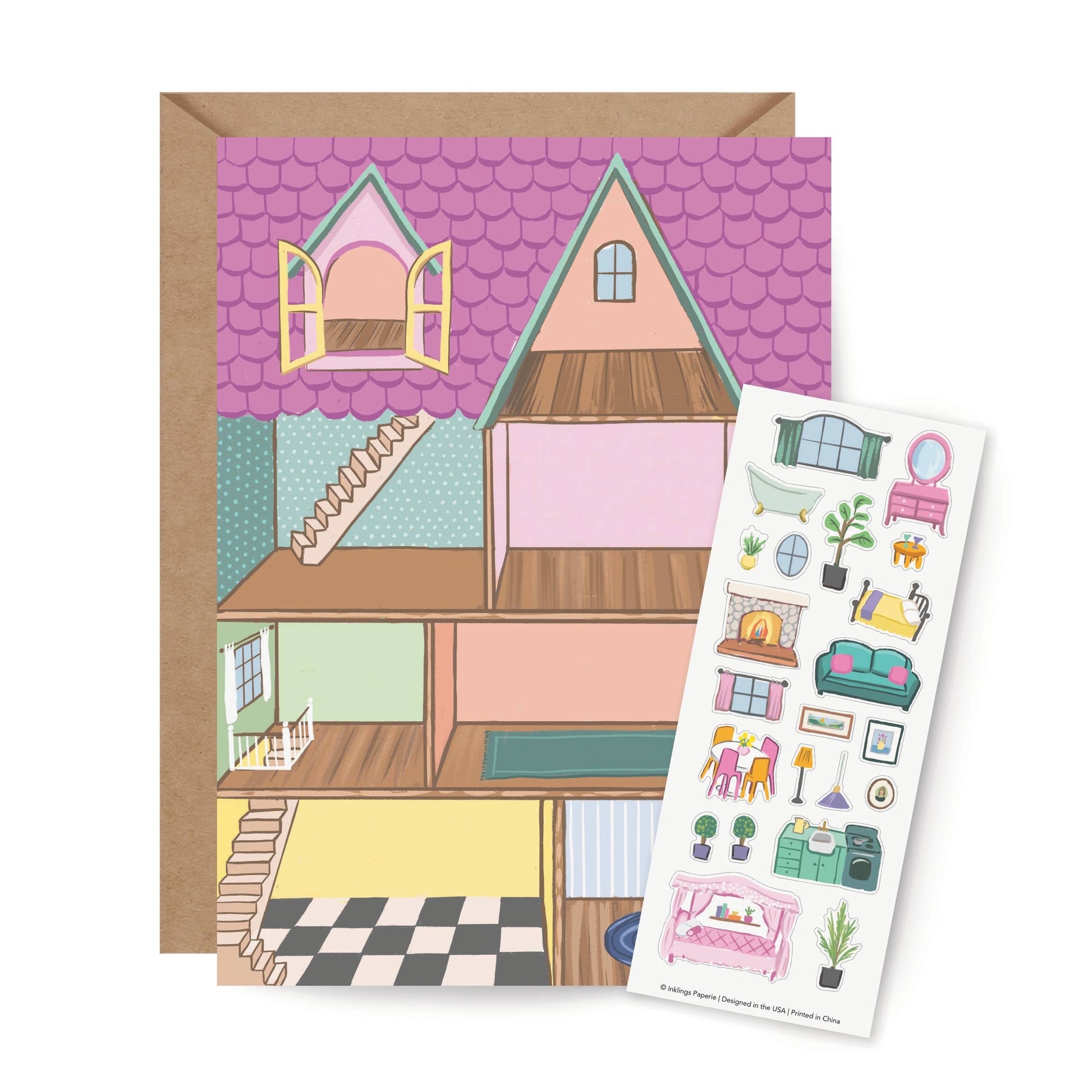 carte-sticker-scene-dollhouse vue 1
