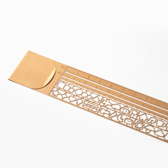 regle-normographe-motifs-decoratifs-cuivre vue 3