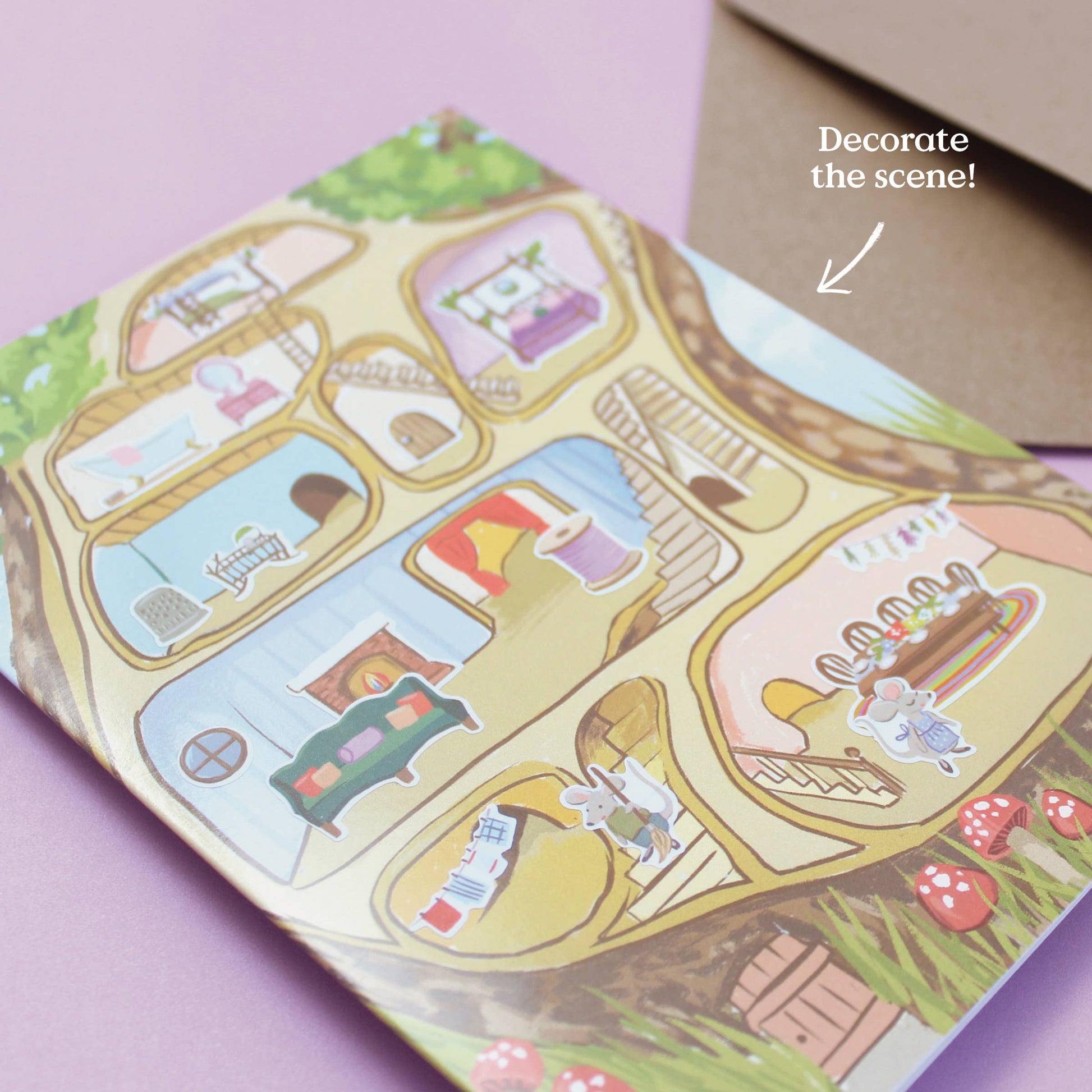 carte-sticker-scene-mouse-house vue 9
