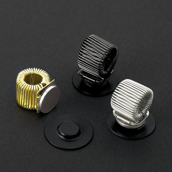 pen-holder-aimante-midori-noir-argent-ou-or vue 10