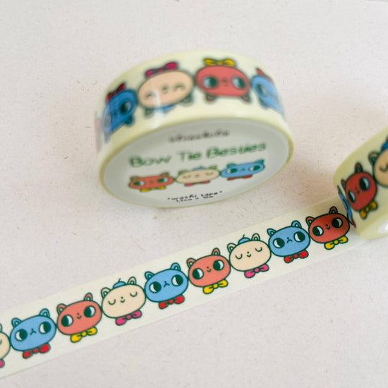 Washi Tape – Petits animaux mystères mignons ruban deroulé