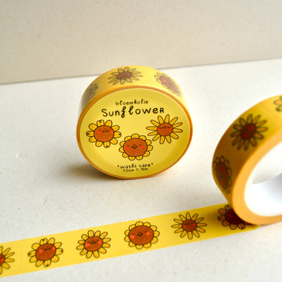 ruban-washi-tournesol-papeterie-mignonne-et-originale-kawaii vue 2