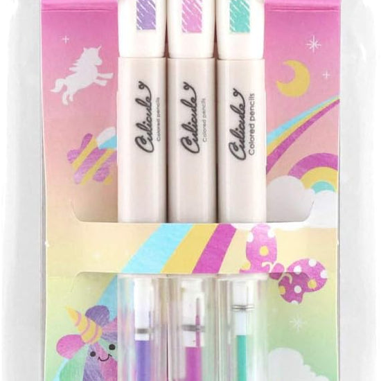 crayon-de-couleurs-twist-kutsuwa-culicule-set-de-3 vue 13