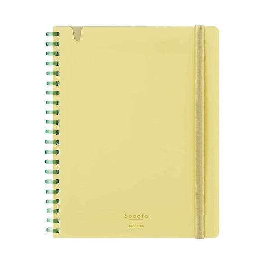 Carnet anneaux A5 – Kokuyo Sooofa jAUNE VERT