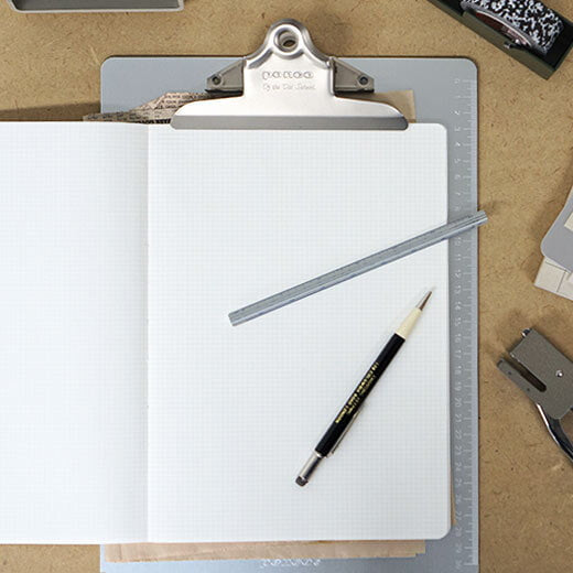 porte-bloc-aluminium-penco-a4-ou-a5 vue 3