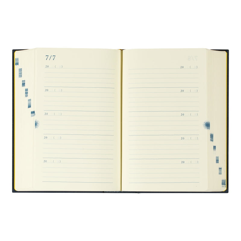 Agenda 10 ans – Noir – Midori interieur