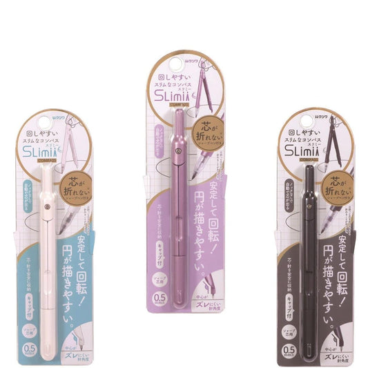 Compas compact noir rose ou blanc
