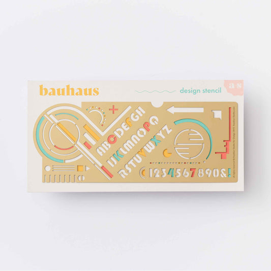 Pochoir/regle en laiton – Design Bauhaus