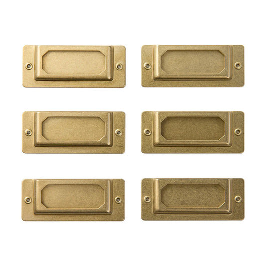 Plaques en Laiton Autocollantes