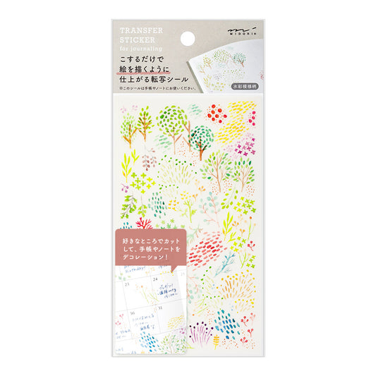 Transfert Stickers – Aquarelle - Midori