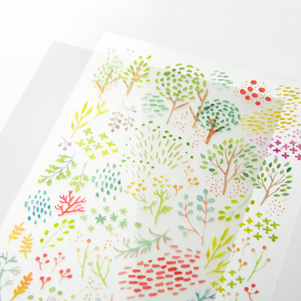 Transfert Stickers – Aquarelle - Midori détails