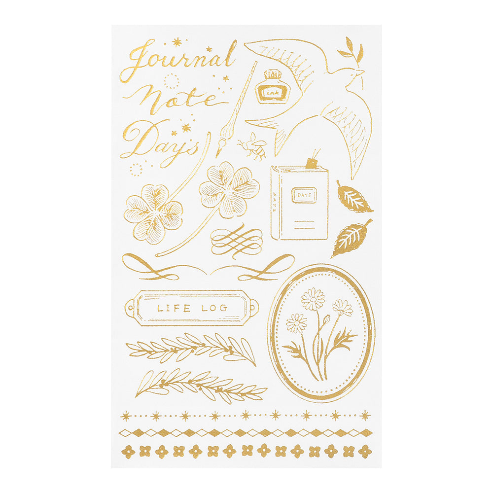 Transfert Stickers – Retro doré 5