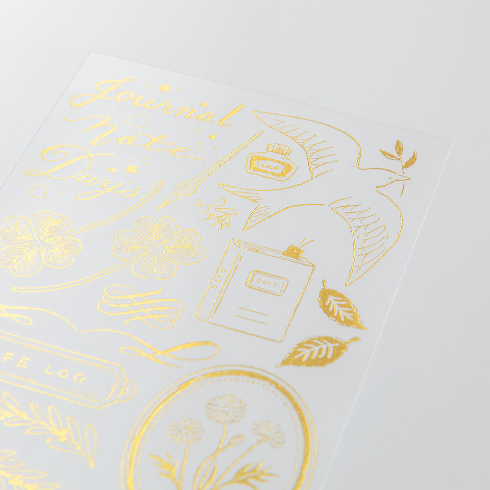 Transfert Stickers – Retro doré 1